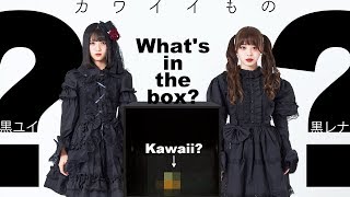 カワイイもの箱の中身は何だろな？【黒れな黒ゆい】