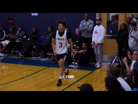 John Mobley Jr playing with Wasatch Academy in the border League ￼in Las Vegas Nevada