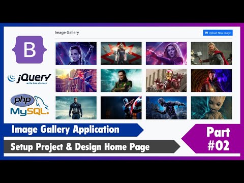 01 Image Gallery Application Using Bootstrap 5 jQuery PHP MySQL