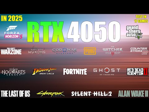 RTX 4050 Laptop | Test in 17 Games in 2025 - is 6GB of VRAM Enough?