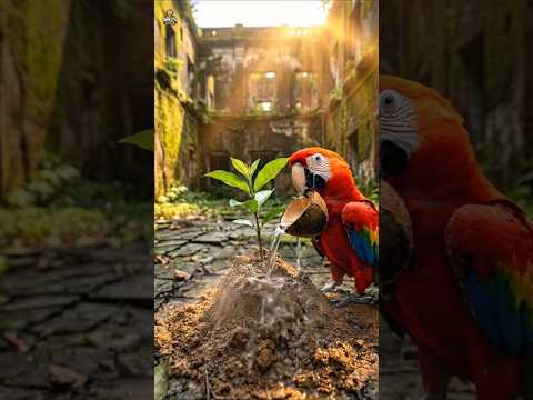 একটি আধ খাওয়া পেয়ারা আর তোতার জেদ বদলে দিল অভিশপ্ত বাড়ির ইতিহাস #parrot #ai #shorts