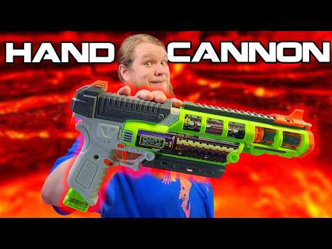 This NERF Pistol is unbelievably powerful.