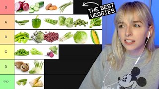 veggie tier list 🥦🥕🌽 🥔🍆