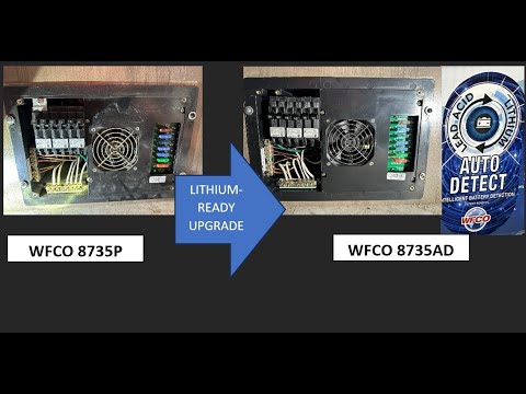 RV Converter Replacement for dummies. Upgrade from WFCO 8735P to Lithium-Ready WFCO 8735AD.