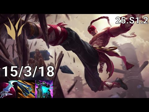 Lee Sin Jungle vs Jarvan IV - EUW Master | Patch 25.S1.2
