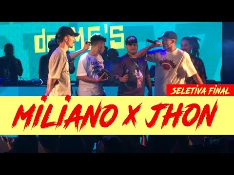 JHON (DF) X MILIANO (MS) - SELETIVA FINAL CENTRO-OESTE - 1 FASE