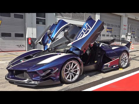 $4.0 Million Ferrari FXX K Evo PURE V12 SOUNDS! Accelerations, Downshifts, HOT GLOWING Brakes!