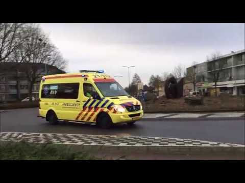 [Bijna aanrijding] A1 Ambulance 21-112 met spoed in Oss