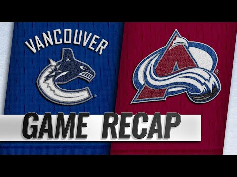 Avalanche defeat Canucks in shootout, 3-2