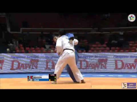 Judo 2013 Grand Prix Jeju: Dovdon (MGL) - Youn (KOR) [-66kg] bronze