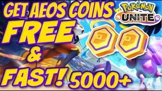*FASTEST METHOD* How To Get AEOS Coins FREE & FAST In Pokemon Unite!
