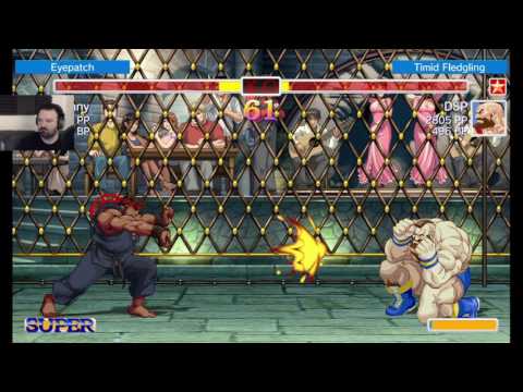 Ultra Street Fighter 2 1st Online MP pt47 - Gief's Big Spin Cycle
