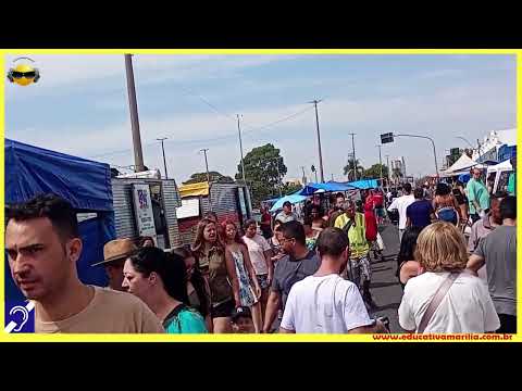 Tv Educativa passeia pela Feira Municipal da Avenida Sampaio Vidal de Marília SP 25 Agosto de 2.025