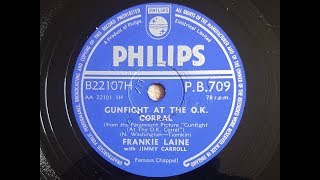 Frankie Laine &#39;Gunfight At The O.K. Corral&#39; 1957 78 rpm