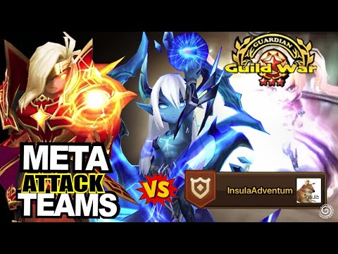 2021 semi-Farmable META OFFENSE Teams in Guardian 3 Guild War!! - Summoners War