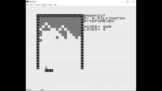 ZX81 Breakout how high a score can you get??