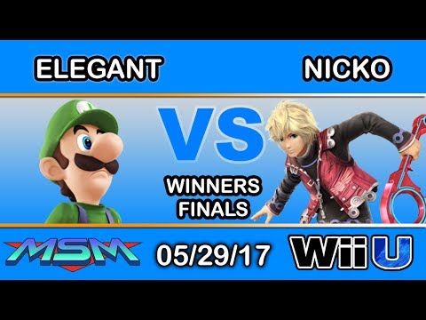 MSM 99 - BSD | Elegant (Luigi) Vs. FAD | Nicko (Shulk) Winners Finals - Smash Wii U