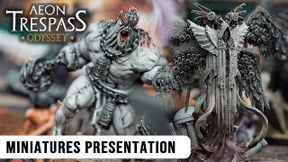 AEON TRESPASS: ODYSSEY - Miniatures presentation