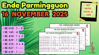 Download lagu Ende Parmingguon | 16 NOPEMBER 2025 | HKBP | XXII DUNG TRINITATIS | Musik, Not, Vocal, dan Lirik mp3