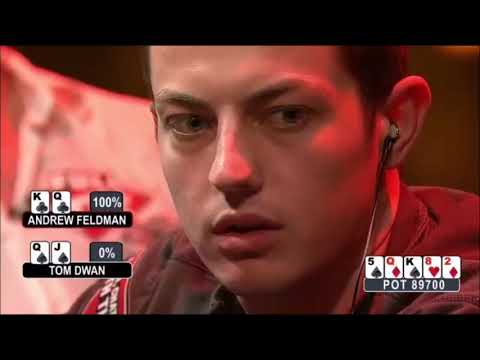 Tom Dwan and Andrew Feldman play big pot in high stakes cash game