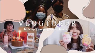 Vlogtober #1: Birthday celebrations, Taobao hauls, Lots of chit-chatting | thatxxRin