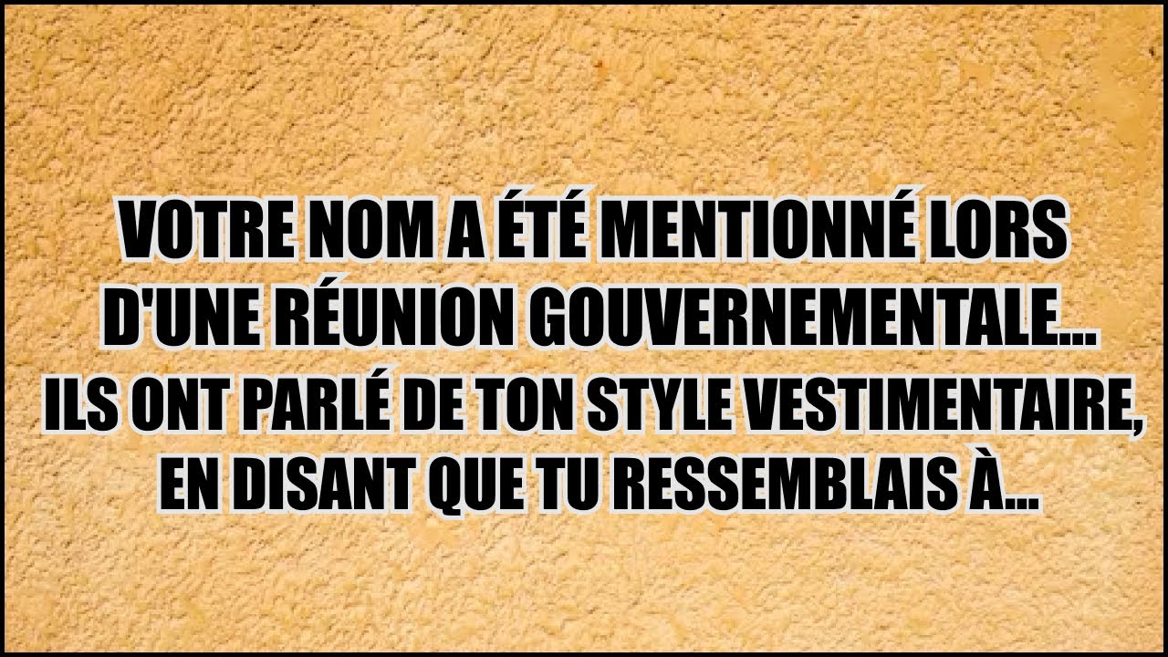 Votre nom a été mentionné lors d'une réunion gouvernementale ! Ce qu'ils ont dit va vous choquer !