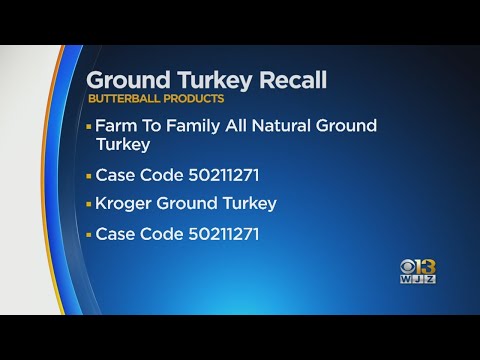 Butterball Recalls Ground Turkey Products For Possible...