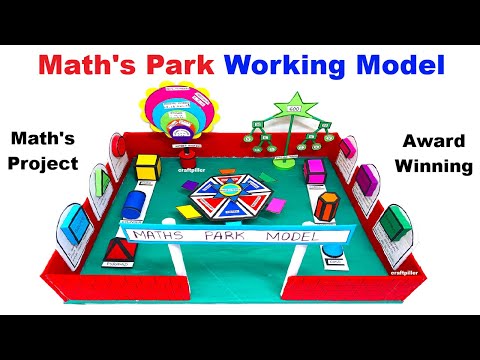 maths park working model for maths exhibition - diy - craftpiller