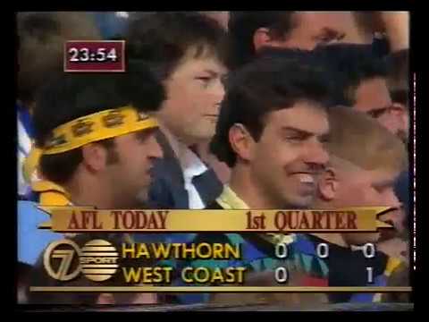 AFL 1991 round 7 Hawthorn v West Coast