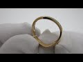 Відео огляд Срібна позолочена каблучка кжх60