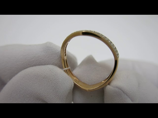 Срібна позолочена каблучка кжх60 Відео огляд