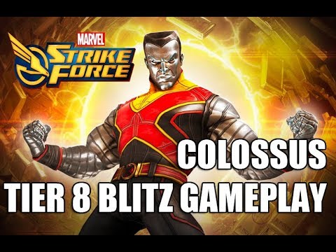 Colossus Tier 8 Blitz Gameplay - Marvel Strike Force