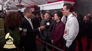 Lukas Graham | Red Carpet | 59th GRAMMYs