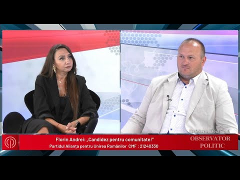 Observator Politic, cu Nicoleta Mocanu. Invitat: Florin Andrei, candidatul AUR la Primăria Agigea