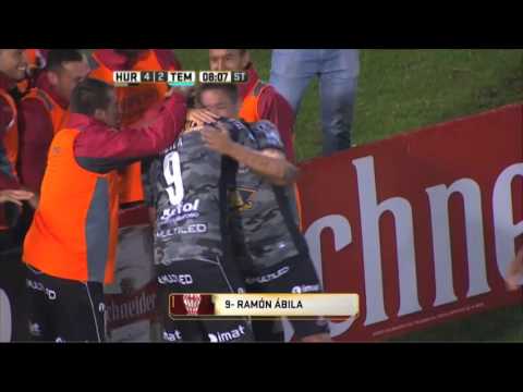 Gol de Ábila. Huracán 4 - Temperley 2. Fecha 8. Primera División 2016