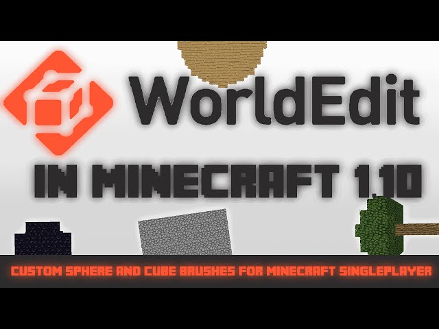 Worldedit in Minecraft 1.9-1.11 - Custom Worldedit brushes Minecraft Map