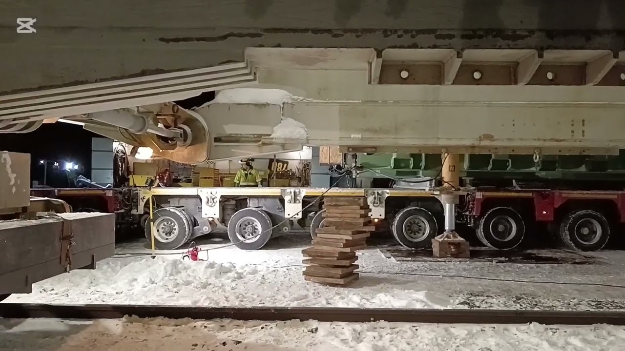 Muuntajan kuljetus Riihimäeltä Otalammelle