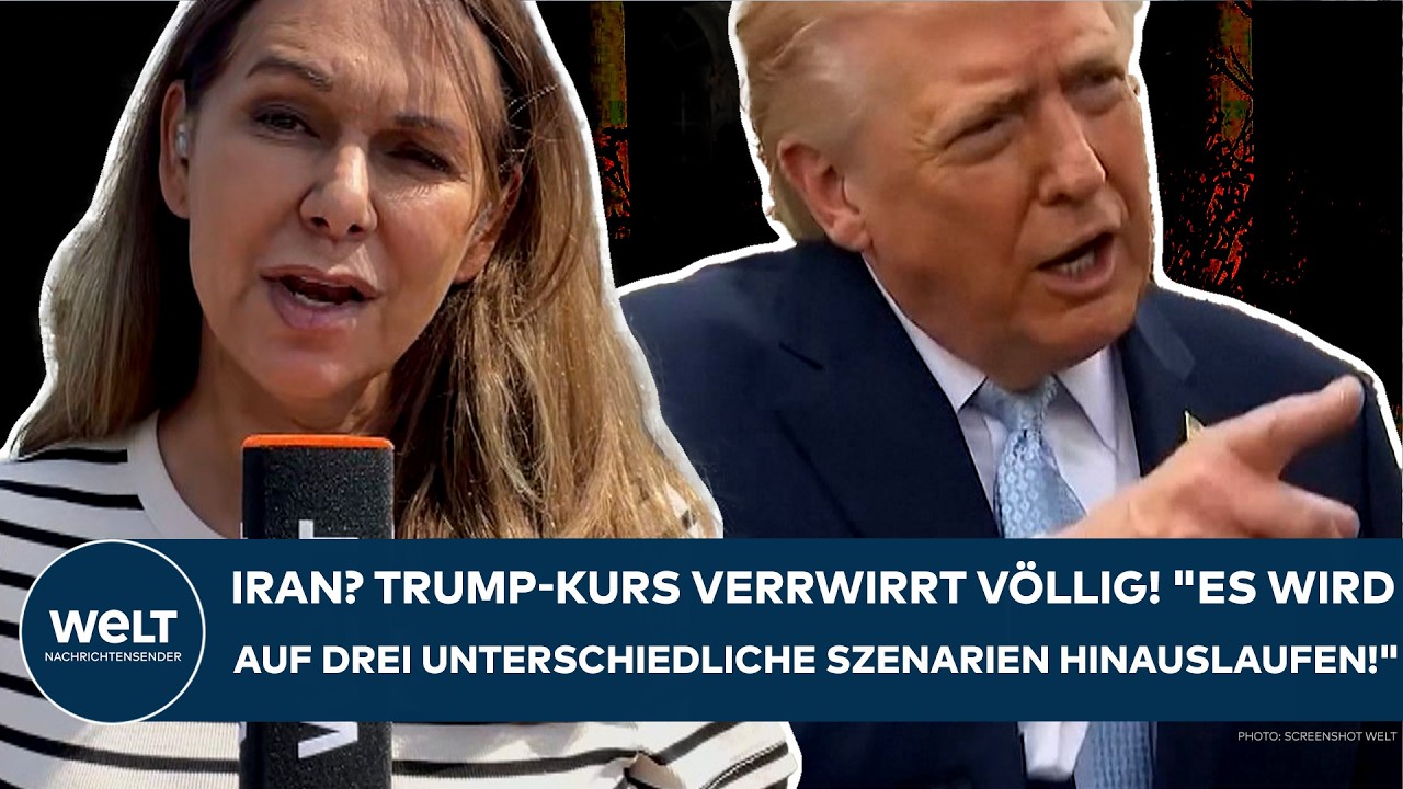 IRAN-KRIEG: Trump-Kurs verrwirrt völlig! "Es wird auf drei unterschiedliche Szenarien hinauslaufen!"