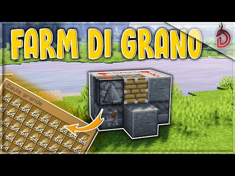 Come costruire una farm di grano AUTOMATICA super facile e op su MINECRAFT 1.20.1