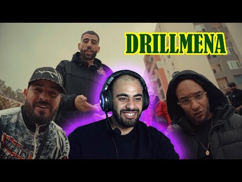 Reaction - G.G.A feat Didine Canon 16 , Mc Artisan - Drillmena (clip officiel)