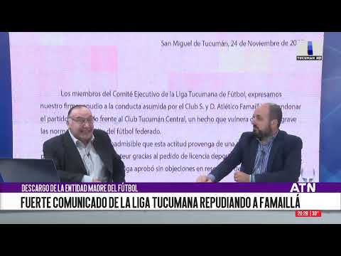 Escándalo en la Liga Tucumana: repercusiones por la polémica decisión de Famaillá