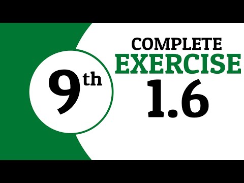 Exercise 1.6 - 9th Class Math | Waqas Nasir