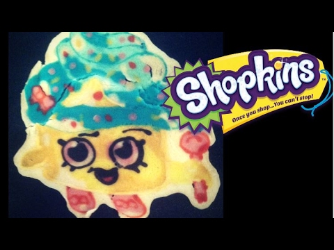 Shopkins pancake art Cupcake Queen