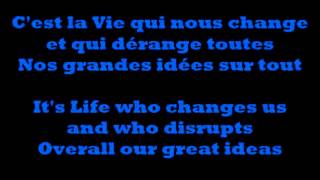 Patrick Bruel - Pour La Vie   (Paroles + English)