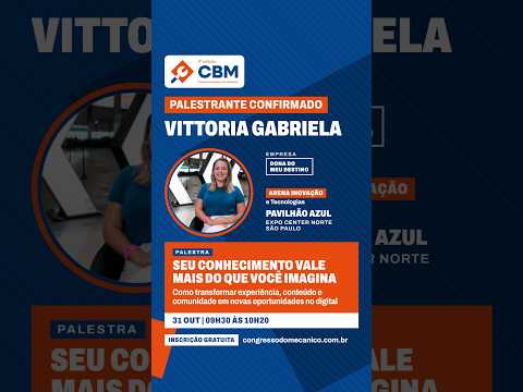 Você sabe muito e não lucra com isso? Vittoria Gabriela, da Dona do Meu Destino, no 9º CBM #Shorts