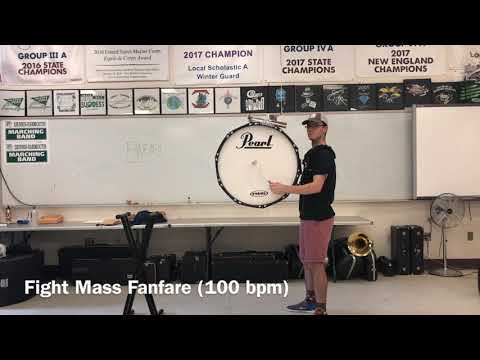 2019 UMass Drumline Audition - Bass 6 (Part 1)