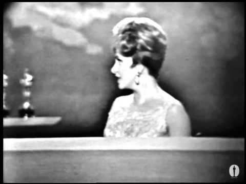 Billy Wilder winning the Oscar® for Directing "The Apartment"