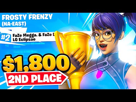 2ND IN FROSTY FRENZY FINALS ❄️ ($1,800 Day 1) - FaZe Megga