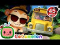 Wheels On The Monkey Bus Best Animal Songs CoComelon Nursery Rhymes For Kids
