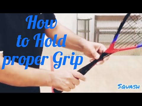 Skills SQUASH Coaching 👉🏽  teaching fundamentals on how to hold proper Grip very important tips
